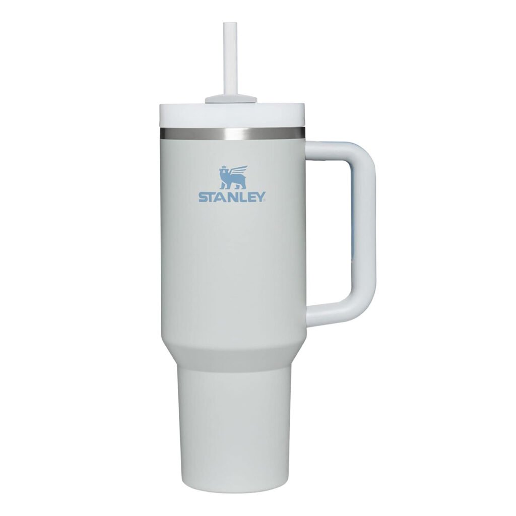 STANLEY Quencher H2.0 Tumbler with Handle and Straw 40 oz | Flowstate 3-Position Lid | Cup Holder Compatible | Insulated Stainless Steel Cup | BPA-Free | Fog 2.0