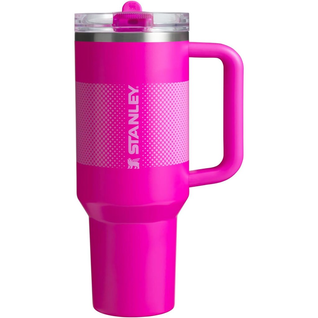 STANLEY Quencher ProTour Flip Straw Tumbler with Leakproof Lid | Built-In Straw & Handle | Cupholder Compatible for Travel | Insulated Stainless Steel Cup | BPA-Free 40oz