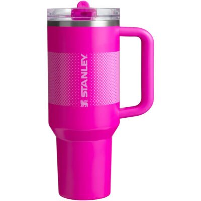 STANLEY Quencher ProTour Flip Straw Tumbler with Leakproof Lid | Built-In Straw & Handle | Cupholder Compatible for Travel | Insulated Stainless Steel Cup | BPA-Free 40oz