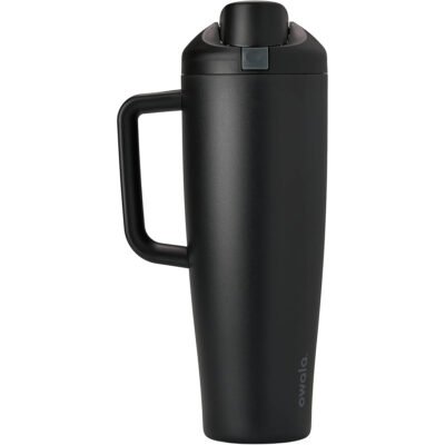 Owala FreeSip Tumbler Insulated Stainless Steel Water Bottle with Built-in Straw and Side Handle, For Travel, Work, School, and Sports, 40oz, BPA Free