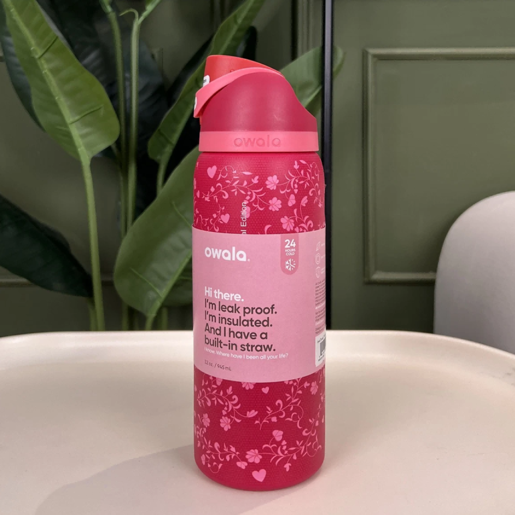 Owala FreeSip Insulated Stainless Steel Water Bottle with Straw for Sports, Travel, and School BPA-Free Sports Water Bottle, 32 oz