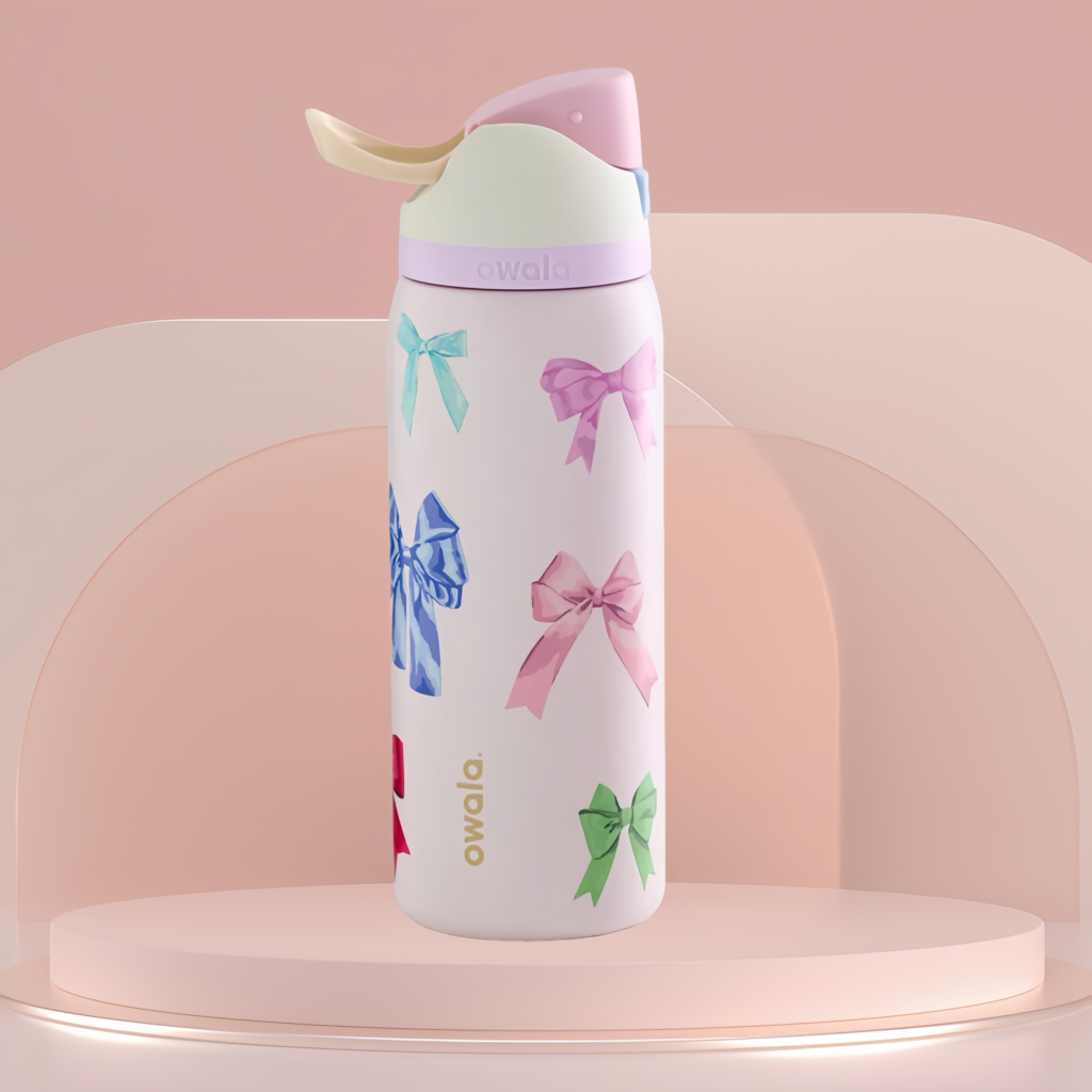 Owala FreeSip Insulated Stainless Steel Water Bottle with Straw for Sports, Travel, and School BPA-Free Sports Water Bottle, 32 oz