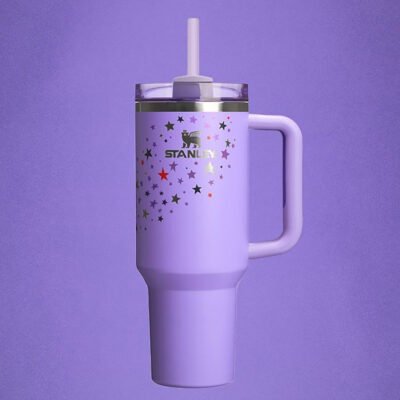 STANLEY Quencher H2.0 Tumbler with Handle and Straw 40 oz | Flowstate 3-Position Lid | Cup Holder Compatible | Insulated Stainless Steel Cup | BPA-Free | Lilac 2.0
