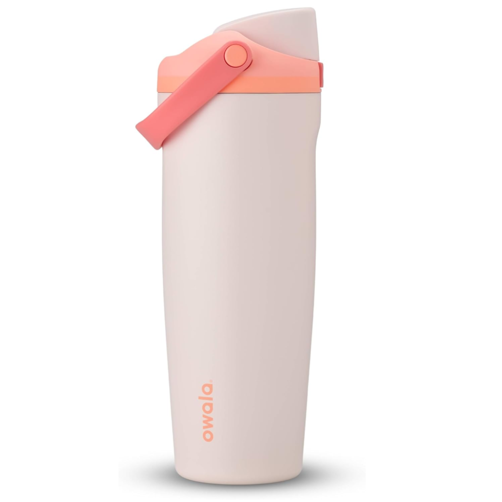 Owala FreeSip Sway Insulated Stainless Steel Water Bottle with Two-Way Spout, Built-In Straw and Bucket Handle, Made for Travel, School, and Sports, 30oz, BPA Free