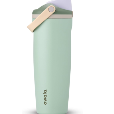 Owala FreeSip Sway Insulated Stainless Steel Water Bottle with Two-Way Spout, Built-In Straw and Bucket Handle, Made for Travel, School, and Sports, 30oz, BPA Free