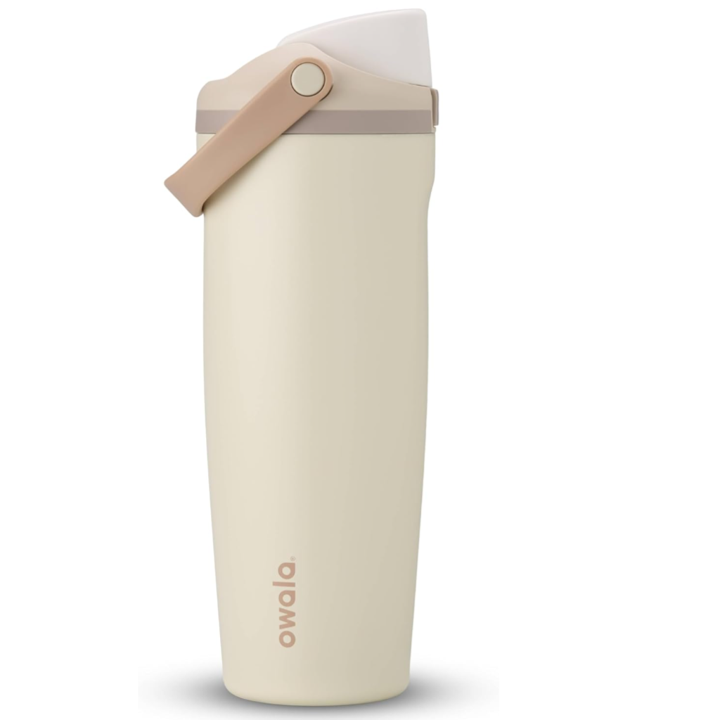 Owala FreeSip Sway Insulated Stainless Steel Water Bottle with Two-Way Spout, Built-In Straw and Bucket Handle, Made for Travel, School, and Sports, 30oz, BPA Free
