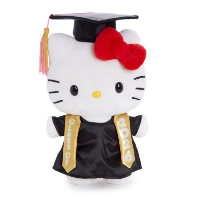 Hello Kitty 9″ Cap and Gown Graduation Plush (Gold)