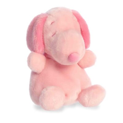 Peanuts Snoopy Plush Palm Pals 5″ / Pink