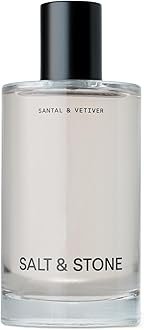 Salt & Stone Body Mist | Santal & Vetiver | Skincare Infused Hair & Body Spray for Women and Men | Hydrating Fragrance with Glycerin and Red Algae | Vegan, Cruelty Free, 3.4 fl oz