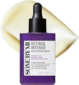 SOME BY MI Retinol Intense Reactivating Serum – 1.69oz, 50ml – Korean Bakuchiol Retinol Serum for Face Firming – Improves Signs of Aging, Minimizes Pore Size & Refines Skin Texture – Korean Skin Care