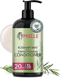 Mielle Organics Rosemary Mint Strengthening Hair Conditioner for Women & Men – Biotin Infused Detangling & Hydrating Conditioner to Increase Manageability & Support Longer, Healthier Strands, 20 oz