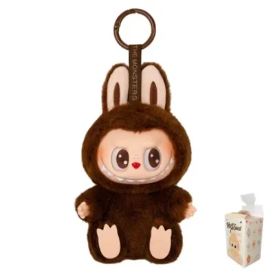 POP MART Labubu V2 Have A Seat The Monsters DUODUO SECRET Plush Keychain