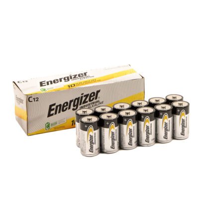 Energizer Industrial C Alkaline Batteries – BOX of 12