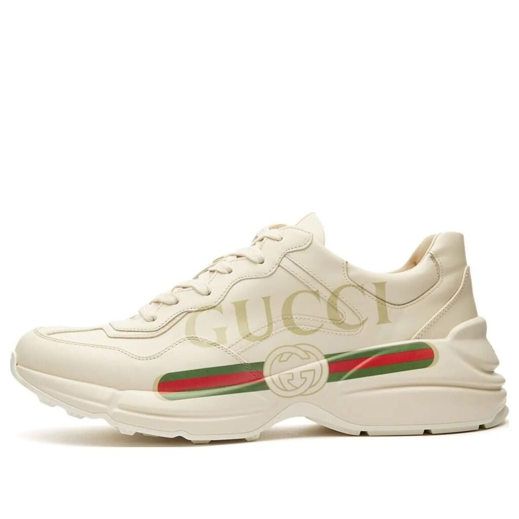 Men’s Rhyton sneaker with Gucci logo