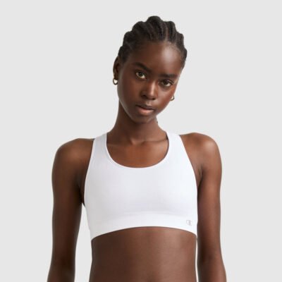 Champion Cotton-Rich Fitness Racerback Sports Bra