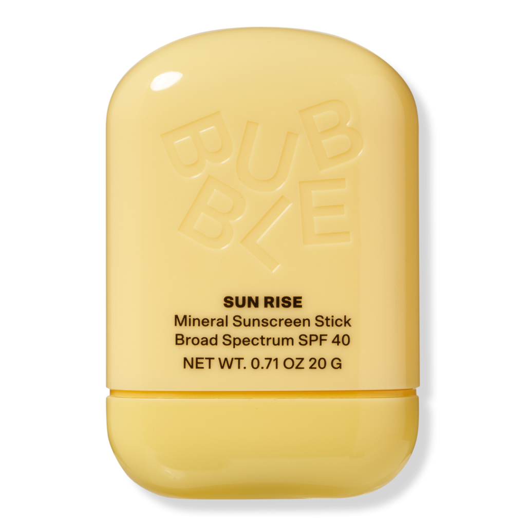 Bubble Sun Rise Mineral Sunscreen Stick Broad Spectrum SPF 40