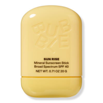 Bubble Sun Rise Mineral Sunscreen Stick Broad Spectrum SPF 40