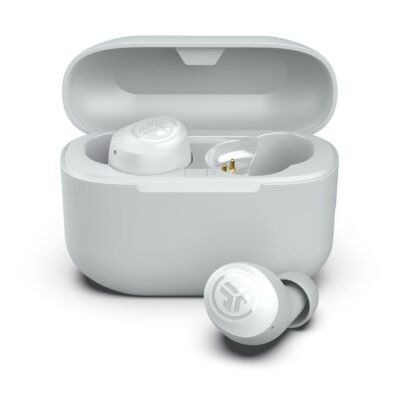 JLab GO POP+ True Wireless Earbuds Cloud White