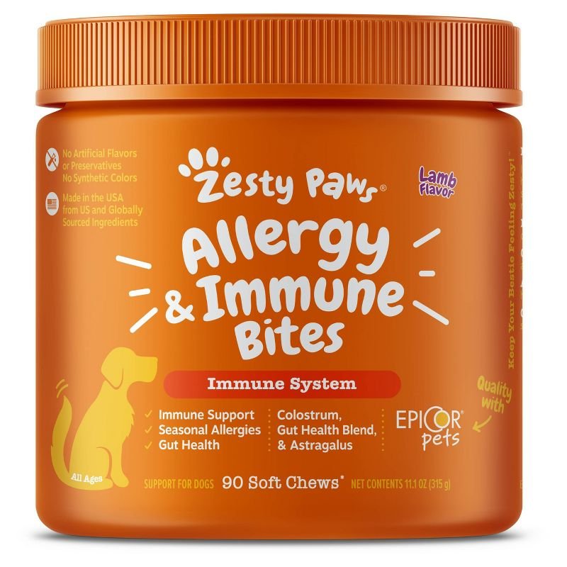 Zesty Paws Allergy Immune Bites for Dogs