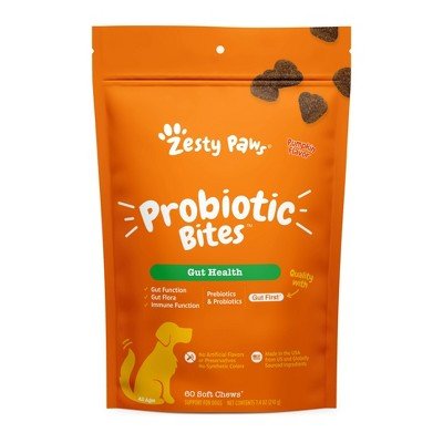 Zesty Paws Probiotic Bites for Dogs