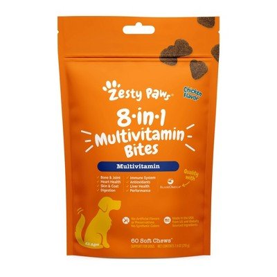 Zesty Paws 8-in-1 Multivitamin Bites for Dogs