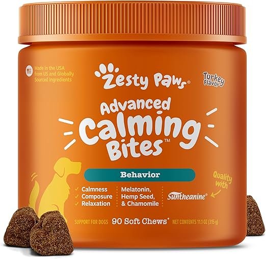 Zesty Paws Advanced Calming Mini Bites