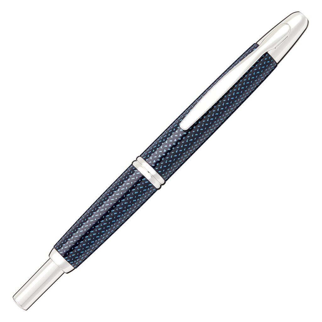 Pilot Vanishing Point Blue Carbonesque Fountain Pen