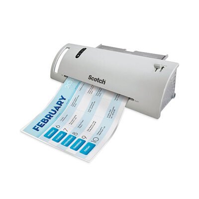 Scotch Laminating Pouches, 3 mil, 9″ x 11.5″, Gloss Clear, 50/Pack