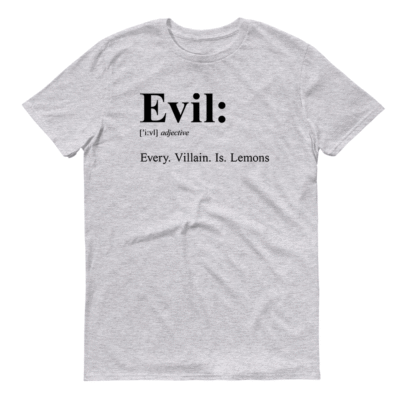SpongeBob SquarePants Evil Adult Short Sleeve T-Shirt