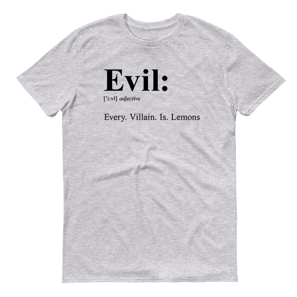 SpongeBob SquarePants Evil Adult Short Sleeve T-Shirt