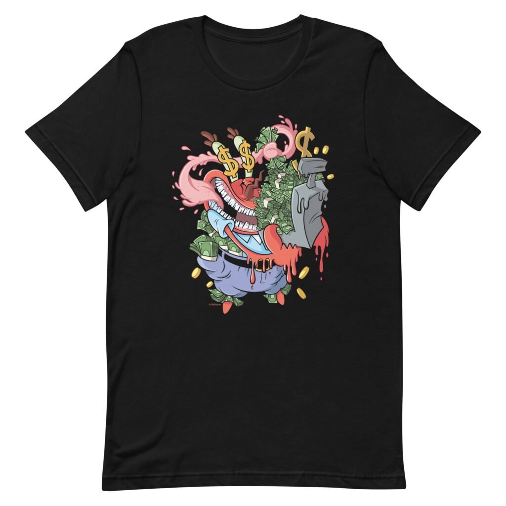 Mr. Krabs Krusty Pants Adult T-Shirt