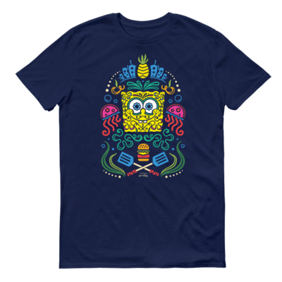 SpongeBob Sugar Sponge Full Color Adult Short Sleeve T-Shirt