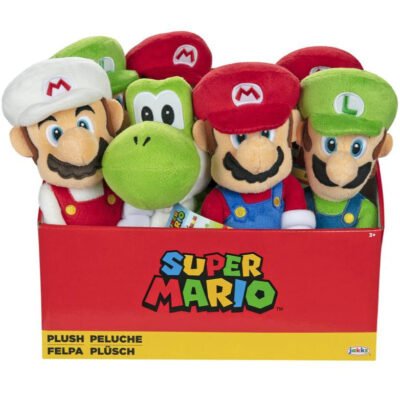 Super Mario Toad Plush Stuffed Animal 8 Inch