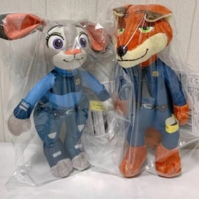 Zootopia Disney Nick Wilde Judy Hopps Plush Doll Set 23cm